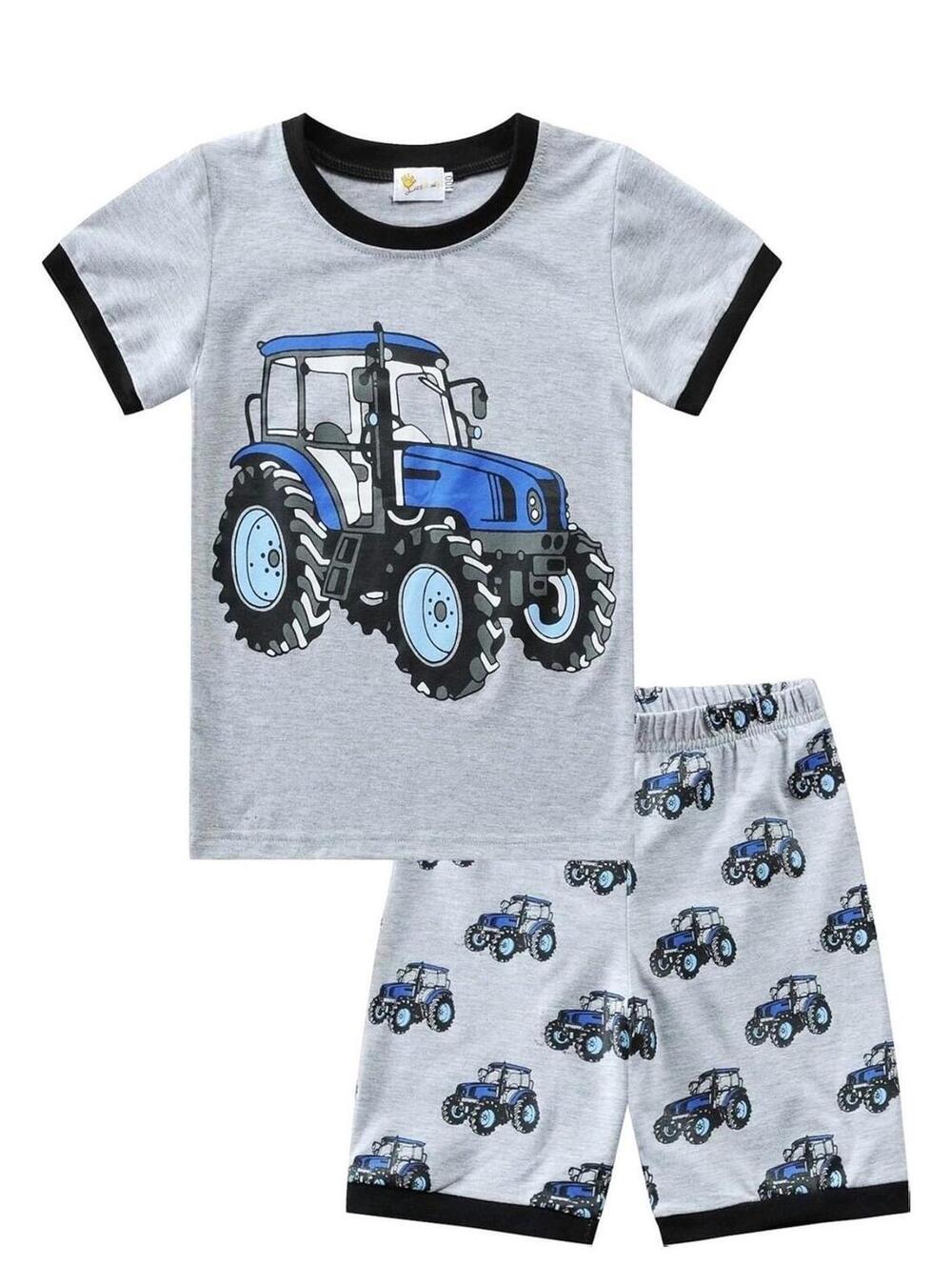 Boys Tractor Pajama Set (3T) — Soft, Easy, Bedtime Win